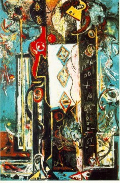  Jackson Pintura al %C3%B3leo - Macho y hembra Jackson Pollock